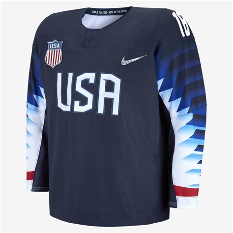 nike men's usa hockey replica navy jersey|hockey jerseys for sale.